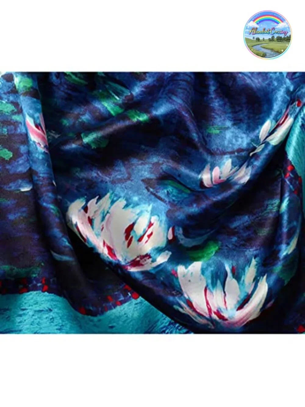 100% Mulberry Silk Square Scarf Women Hair Wrap Headband Bandana Gift 35